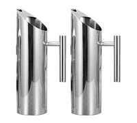 Tlily 2X Pichet À en Acier Inoxydable avec de la Glace Cruche ThéIère de Garde Pot 1L