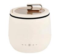 Tlilyy Mini Cuiseur à Riz Intelligent, Cuiseur Multifonction, Mini Cuiseur à Riz Hot Pot, Mini Cuiseur à Riz Portable, Blanc Crème