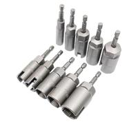 TLLMBH Jeu d'embouts de tournevis profondeur à entraînement pneumatique rapide en forme avec trou d'extension pression d'air ouvert