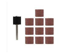 TLLMBH Kit de ponçage for tambour, grain 80, 120, 180, 11/102 pièces, for mini-meuleuses d'angle électriques, mandrins