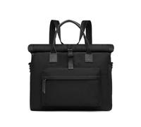 TLMDXTEU Étui pour sac d’Ordinateur Portable Backpack Shoulder Hand Bag for School Office Business Mallette pour Femme(Black)