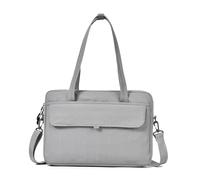 TLMDXTEU Étui pour sac d’Ordinateur Portable Large Briefcase Messenger Tote Bag for Business Office Mallette pour Femme(Gray)
