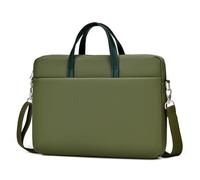 TLMDXTEU Étui pour sac d’Ordinateur Portable Messenger Bag Computer Case Briefcase for Women Mallette pour Femme(vert,L)