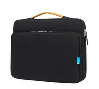 TLMDXTEU Étui pour sac d’Ordinateur Portable Sac d'ordinateur portable for femmes, grande mallette de travail, messager Mallette pour Femme(Black,L)