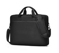 TLMDXTEU Étui pour sac d’Ordinateur Portable Sac d'ordinateur portable for femmes, grande mallette de travail, messager Mallette pour Femme(Black,L)
