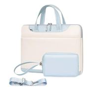 TLMDXTEU Étui pour sac d’Ordinateur Portable Sac for ordinateur portable, sac à main for documents Mallette pour Femme(Blue,S)