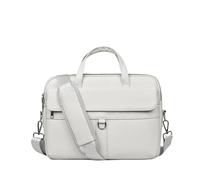 TLMDXTEU Étui pour sac d’Ordinateur Portable Sacoche en cuir for ordinateur portable, porte-documents for le travail et les affaires Mallette pour Femme(Gray,L)