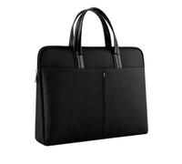 TLMDXTEU Mallette pour Ordinateur Portable Porte-documents for hommes et femmes pour Hommes Voyages d'affaires(Schwarz)