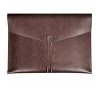 TLMDXTEU Porte-Documents Enveloppe Porte-Documents A3 en Cuir Porte-Documents d'affaires Simple(Marron)