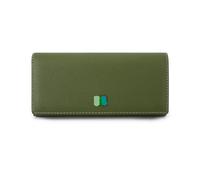 TLMDXTEU Portefeuille pour Femme Nouveau Portefeuille Long Minimaliste à Aspiration magnétique for Femme, Grande capacité Sac à Main Long(Vert)