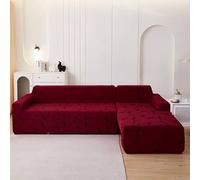 TLMQYXZE Housse Canapé D'angle1 Pieces，1/2/4/3 Places Housse De Canapé Extensible Universelle, Couverture Canape Antidérapante Lavable, Protege Canape Chien Chat avec Accoudoirs(#I,235cm-300cm(1pcs))