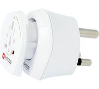 TLP-- 1.500202-E - Adaptateur de Voyage Combo World to South Africa - Tension y Puissance: 100V - 1600W / 250V - 4000W - Protection Anti-Choc électrique