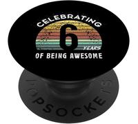 Tlp-6th Birthday Gifts For 6 Year Boys Girls From Mum Uncle Aunt Popsockets Popgrip - Support Et Grip Pour Smartphone/Tablette Avec Un Top Interchangeable
