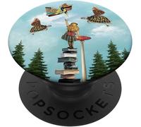 Tlp-A Day In Wonderland - Red Queen Reunion Popsockets Popgrip - Support Et Grip Pour Smartphone/Tablette Avec Un Top Interchangeable