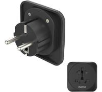 TLP-Adaptateur de Voyage Universel Monde vers Europe ¿ Type E/F 3 Pôles, Compatible Prises USA, UK, Chine, Suisse, Italie¿ Travel Adapter Idéal pour Appareils Internationaux en France ¿ Noir