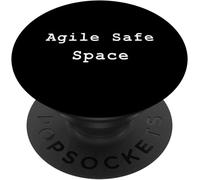 TLP-Agile Safe Space Scrum Project Management Funny PM Coach PopSockets PopGrip - Support et Grip pour Smartphone/Tablette avec un Top Interchangeable