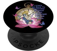 Tlp-Alice In Wonderland 'can't Go Back To Yesterday' Quote Popgrip - Support Et Grip Pour Smartphone/Tablette Avec Un Top Interchangeable