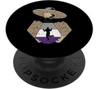 Tlp-Alien Abduction Asexual Pride Ufo Lgbt-Q Proud Ally Ace Popsockets Popgrip - Support Et Grip Pour Smartphone/Tablette Avec Un Top Interchangeable