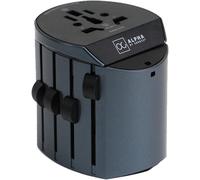 TLP-- Alpha Von Skross - Adaptateur de Voyage Universel du Monde au Monde - Tension et résistance: 100 V - 1000W / 250 V - 2500W - 10A pour l'ordinateur Portable et Le sèche-Cheveux