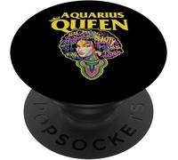 TLP-Aquarius Queen! Anniversaire du zodiaque PopGrip - Support et Grip pour Smartphone/Tablette avec un Top Interchangeable