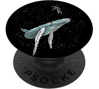Tlp-Astronaut Whale Stars Galaxy Space Animal Universe Gift Popgrip - Support Et Grip Pour Smartphone/Tablette Avec Un Top Interchangeable