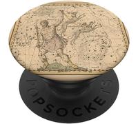 Tlp-Atlas Céleste Bootes Canes Venatici Constellation De L'étoil Popsockets Popgrip - Support Et Grip Pour Smartphone/Tablette Avec Un Top Interchangeable