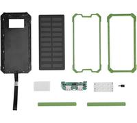 Tlp-Banque D'alimentation Solaire, Portable 20000mah Charge Rapide Double Usb Polar Mobile Chargeur 20000 Power Bank Case Diy Kit Vert Mah Ports De Boîtier Batterie Externe Pour Tous Les Téléphones P