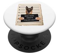 Tlp-Belgian Malinois Dog Mug Shot Popsockets Popgrip - Support Et Grip Pour Smartphone/Tablette Avec Un Top Interchangeable