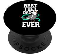 Tlp-Best Tiel Dad Ever Parrot White Face Cockatiel Lover Birb Popsockets Popgrip - Support Et Grip Pour Smartphone/Tablette Avec Un Top Interchangeable