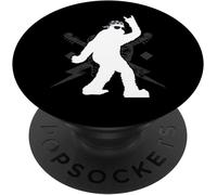 Tlp-Bigfoot - Rock And Roll Music Gifts - Sasquatch Gift Popsockets Popgrip - Support Et Grip Pour Smartphone/Tablette Avec Un Top Interchangeable