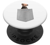 Tlp-Border Terrier In Your Pocket Popsockets Popgrip - Support Et Grip Pour Smartphone/Tablette Avec Un Top Interchangeable