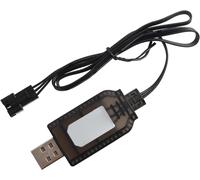 Tlp-Câble Chargeur Usb Rc Avec Connecteur Sm-3p Pour Batterie Lipo 2s 7.4v, Pour Les Voitures Rc, Drones, Quadcopters, Jouets Télécommandés, Protection Contre La Surcharge, Indicateur Led-Tlp