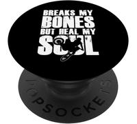 Tlp-Casse-Moi Les Os Guérir Mon Âme Motocross Popsockets Popgrip - Support Et Grip Pour Smartphone/Tablette Avec Un Top Interchangeable