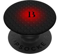 Tlp-Cell Phone Pop Up Holder,Cool Red And Black Design Letter B Popsockets Popgrip - Support Et Grip Pour Smartphone/Tablette Avec Un Top Interchangeable