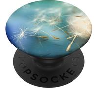Tlp-Cell Phone Pop Up Holder For Hand,Dandelion White And Blue Popsockets Popgrip - Support Et Grip Pour Smartphone/Tablette Avec Un Top Interchangeable