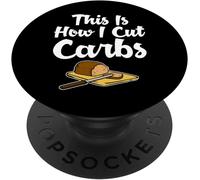 Tlp-C'est Comme Ça Que Je Coupe Les Glucides. Popsockets Popgrip - Support Et Grip Pour Smartphone/Tablette Avec Un Top Interchangeable