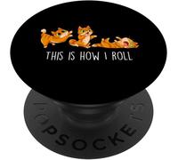 Tlp-C'est Comme Ça Que Je Roule, Le Chat Popsockets Popgrip - Support Et Grip Pour Smartphone/Tablette Avec Un Top Interchangeable