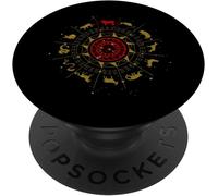 Tlp-Chinese New Year Of Ox 2021 Cute Zodiac Animals Signs Lunar Popsockets Popgrip - Support Et Grip Pour Smartphone/Tablette Avec Un Top Interchangeable