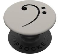 Tlp-Clef De Basse Musique Bassiste Bass Player Notes De Musique Popsockets Popgrip - Support Et Grip Pour Smartphone/Tablette Avec Un Top Interchangeable