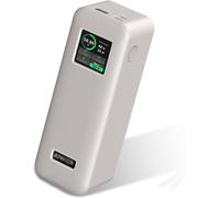 Tlp-Coque De Protection En Silicone Pour Batterie Externe Anker Prime 27650 Mah (250 W) ¿ Anti-Chocs, Anti-Rayures, Design Antidérapant, Lavable, Confortable À Tenir, Gris