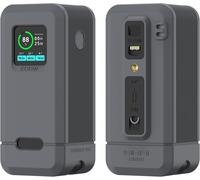 TLP-Coque en Silicone pour Banque d'alimentation Anker Prime A1336 (20000mAh 200W), Anti-Perte avec Trou pour vis 1/4 Pouce, et Compartiments de Stockage pour Carte TF/SIM et Aiguille d'éjection de C