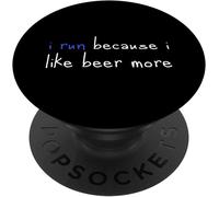 Tlp-Coureurs De Cadeaux De Course Drôles Que J'aime Courir Les Popsockets Popgrip - Support Et Grip Pour Smartphone/Tablette Avec Un Top Interchangeable