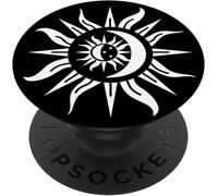 Tlp-Cute Galaxy Sun Moon Star System Solar Eclipse Souvenir Popsockets Popgrip - Support Et Grip Pour Smartphone/Tablette Avec Un Top Interchangeable