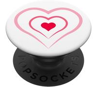Tlp-Cute Hearts Phone Holder For Finger Grip,Love Heart Red Pink Popsockets Popgrip - Support Et Grip Pour Smartphone/Tablette Avec Un Top Interchangeable