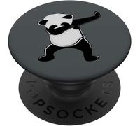 Tlp-Dabbing Panda Bear Phone Grip For Women, Men, Kids Popsockets Popgrip - Support Et Grip Pour Smartphone/Tablette Avec Un Top Interchangeable