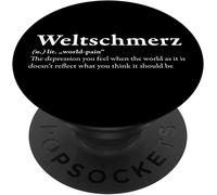 TLP-Définition de Weltschmerz - Dictionnaire des philosophes PopSockets PopGrip - Support et Grip pour Smartphone/Tablette avec un Top Interchangeable