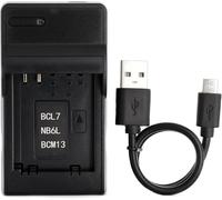 TLP-DMW-BCM13 USB Chargeur pour Panasonic DMC-TZ55, DMC-TZ60, DMC-TZ61, Lumix DMC-FT5, DMC-TS5, DMC-TZ70, DMC-ZS40, DMC-ZS50 Caméra et Plus