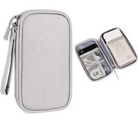 Tlp-Double Couche Power Bank Case Power Bank Etui De Transport Power Bank Boîtier De Voyage Sac De Rangement Câbles Organisateur Pour Romoss Samsung Anker 20000mah 10000mah Power Bank