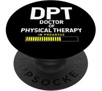 TLP-DPT Doctor Of Physical Therapy In Progress PopSockets PopGrip - Support et Grip pour Smartphone/Tablette avec un Top Interchangeable