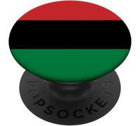 Tlp-Drapeau Panafricain Rouge Noir Vert Histoire Cadeau Popsockets Popgrip - Support Et Grip Pour Smartphone/Tablette Avec Un Top Interchangeable